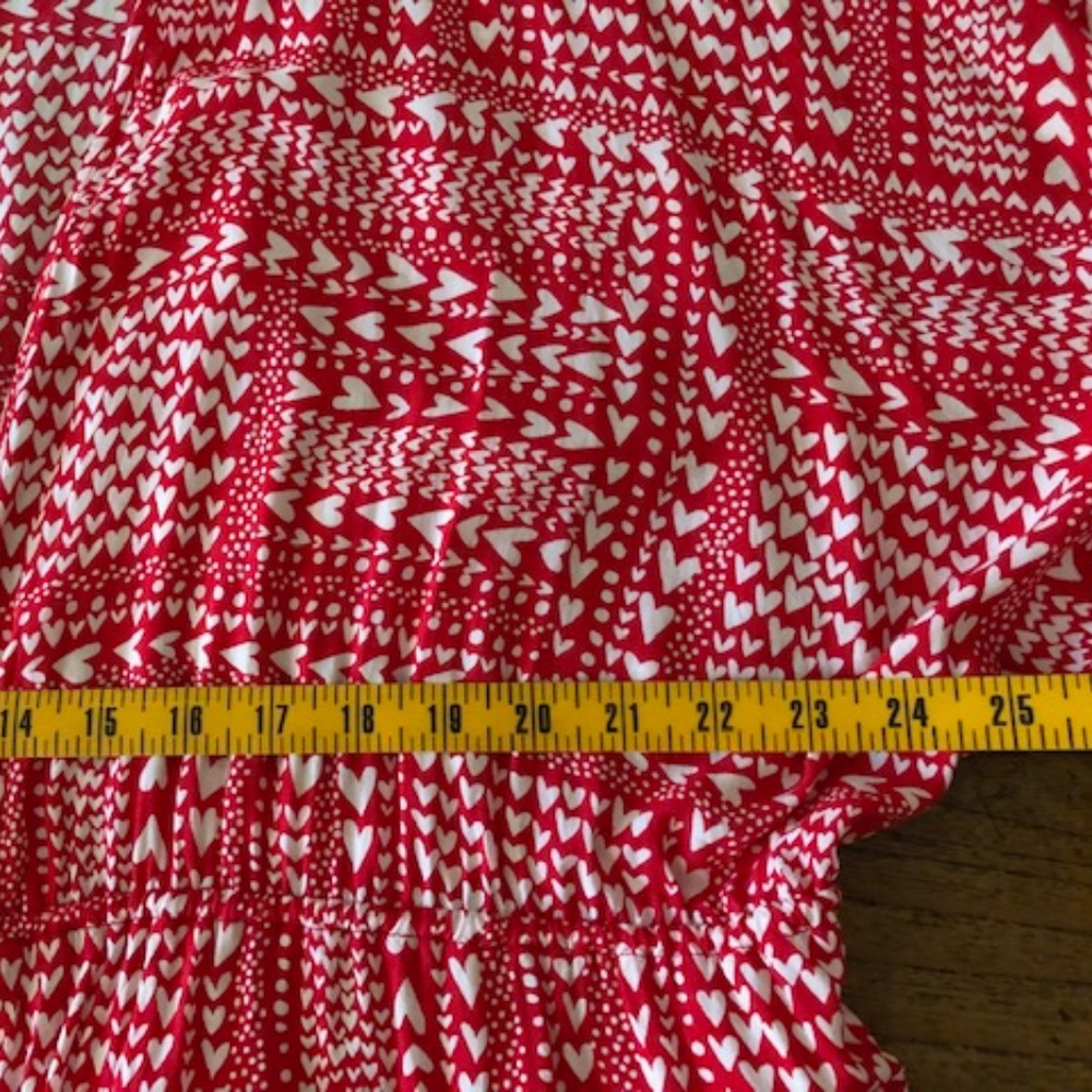 Victoria's Secret “Hearts for My Sweet Heart” Red & White Short Kimono Robe O/S - Picture 8 of 16